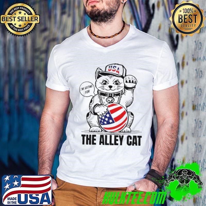 I’m voting for the alley cat shirt