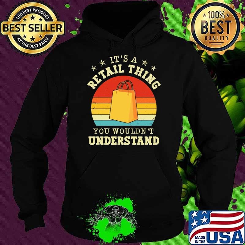 It's a Retail Thing Checkout Retro Retail Store Worker Hoodie