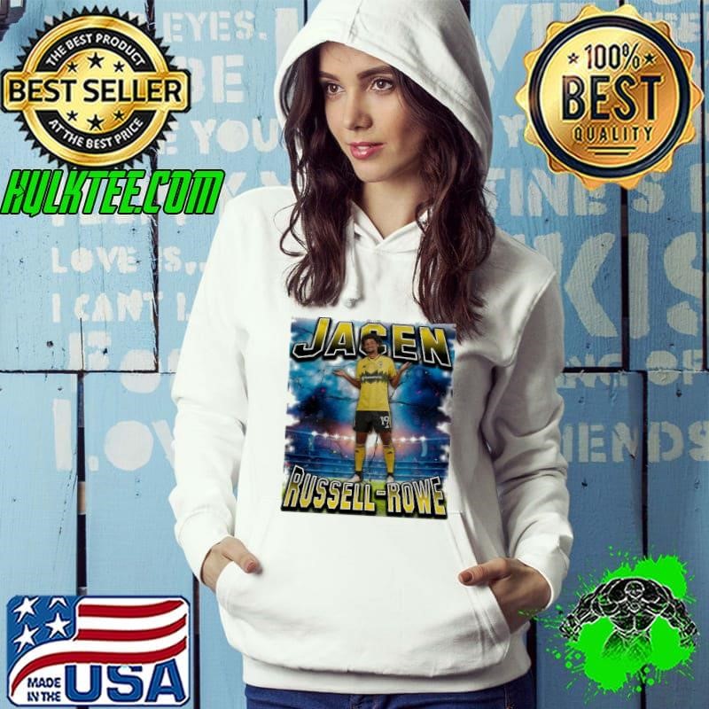 Jacen Russell-Rowe Canadian soccer player who plays forward Hoodie