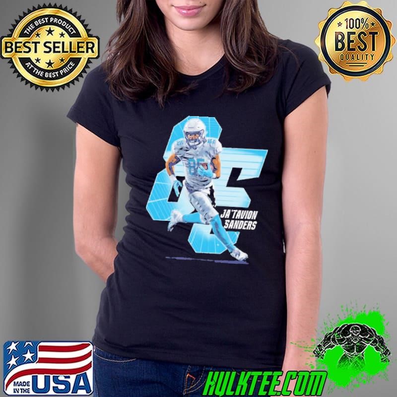 Ja'tavion Sanders American football tight end Carolina Offset Ladies Tee