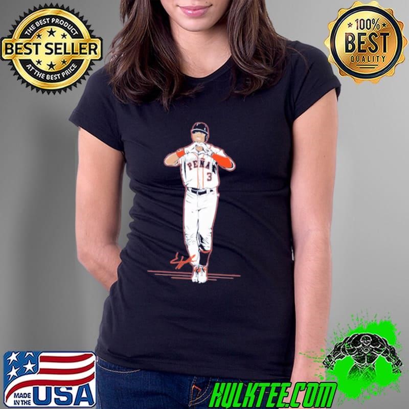 Jeremy Pena Dominican-American professional baseball shortstop Superstar Pose T-Shirt