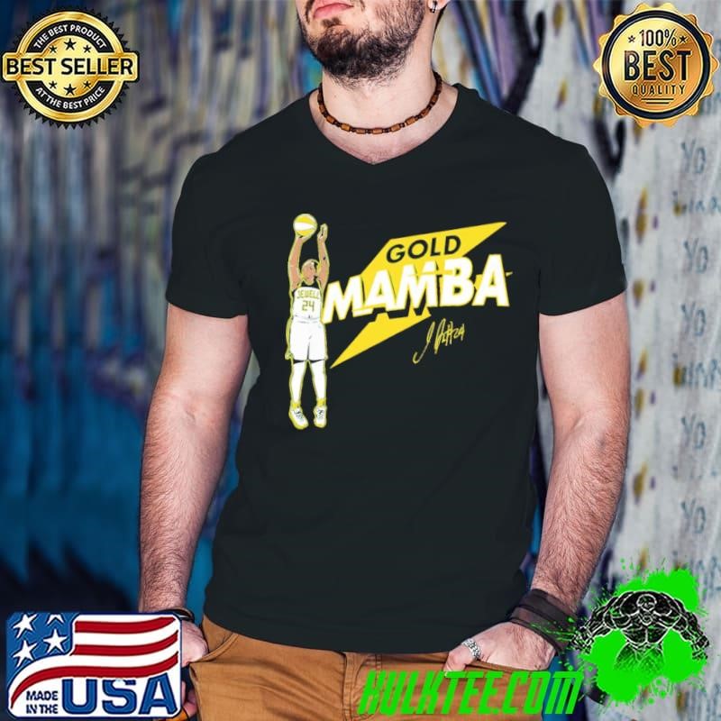 Jewell Loyd Gold Mamba American professional basketball player Guys V Neck
