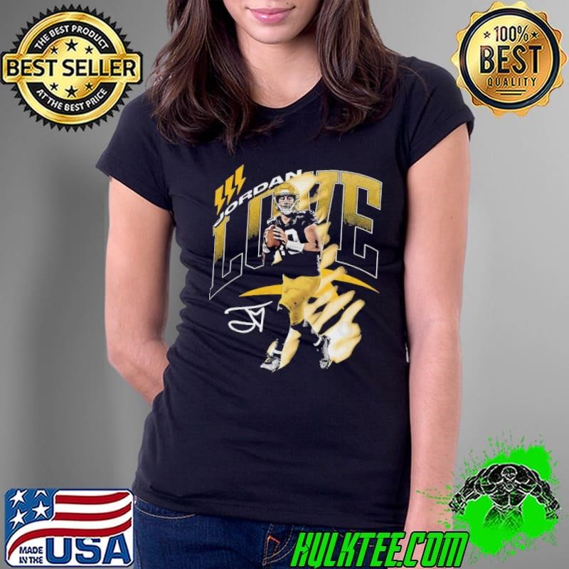 Jordan Love American football quarterback Green Bay Retro T-Shirt