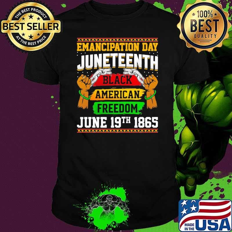 Juneteenth 2024 Celebrate Black Freedom 1865 History Month T-Shirt