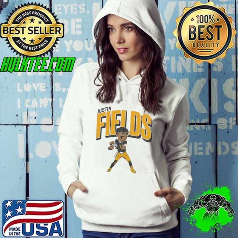 Justin Fields Pittsburgh Caricature American football quarterback Hoodie
