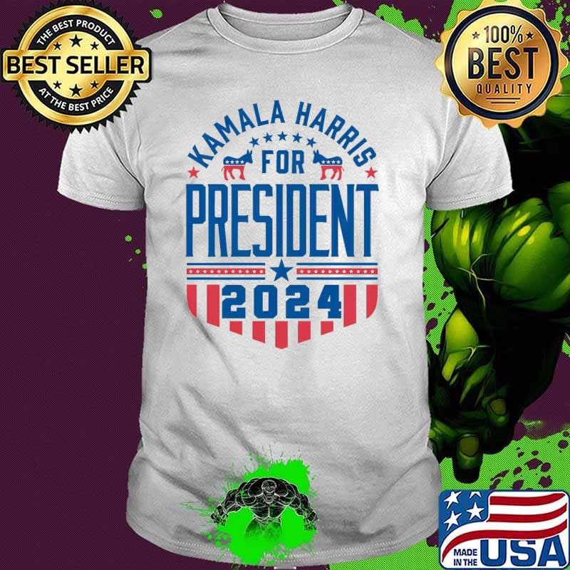 Kamala Harris For President, Vote Democrat 2024 Election T-Shirt