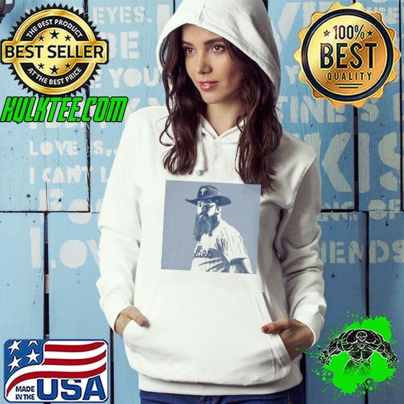 Kerkering Wearing Vote Brandon Marsh shirt