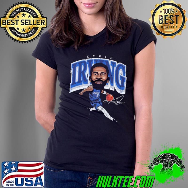 Kyrie Irving American professional basketball player Dallas Cartoon Ladies Tee