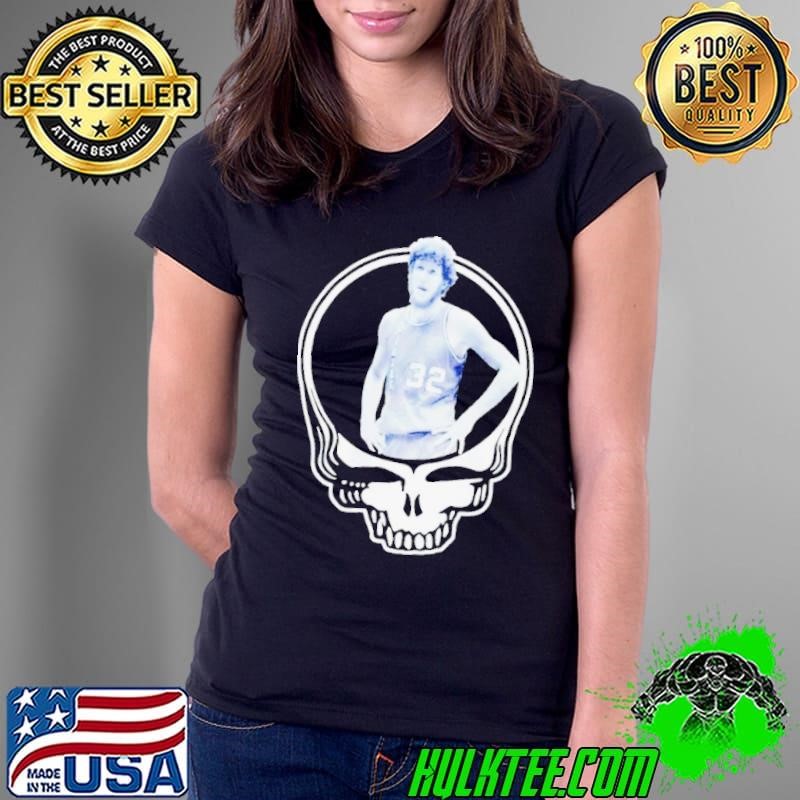 Legend Bill Walton grateful dead skull shirt