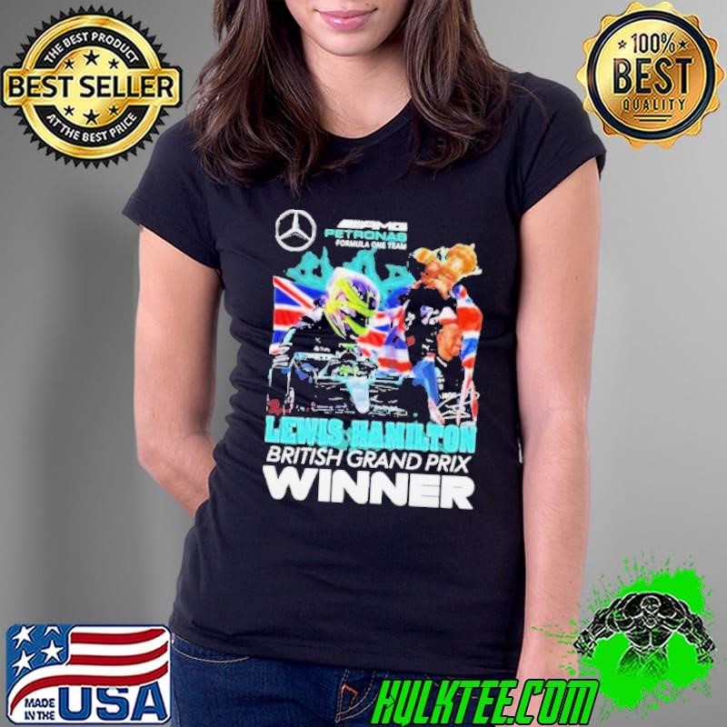 Lewis Hamilton British Grand Prix Winner Signature Shirt