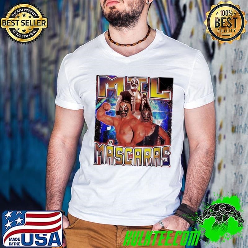 MIL MÁSCARAS Mexican luchador professional wrestler and actor T-Shirt