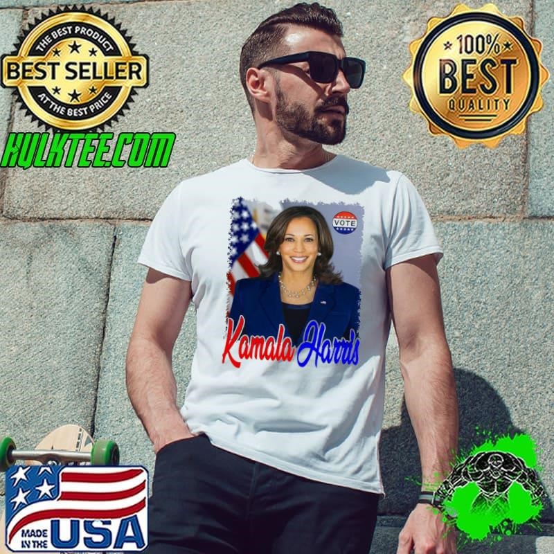 Madam President Kamala Harris 2024 Vote American Flag Unisex