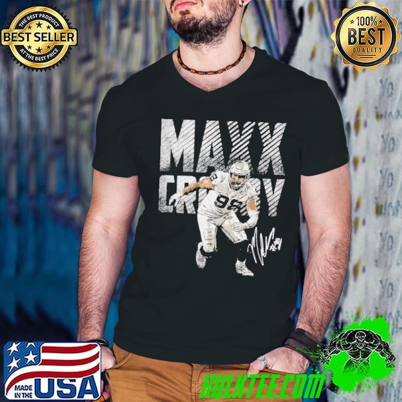 Maxx Crosby Las Vegas Bold American football defensive end Guys V Neck