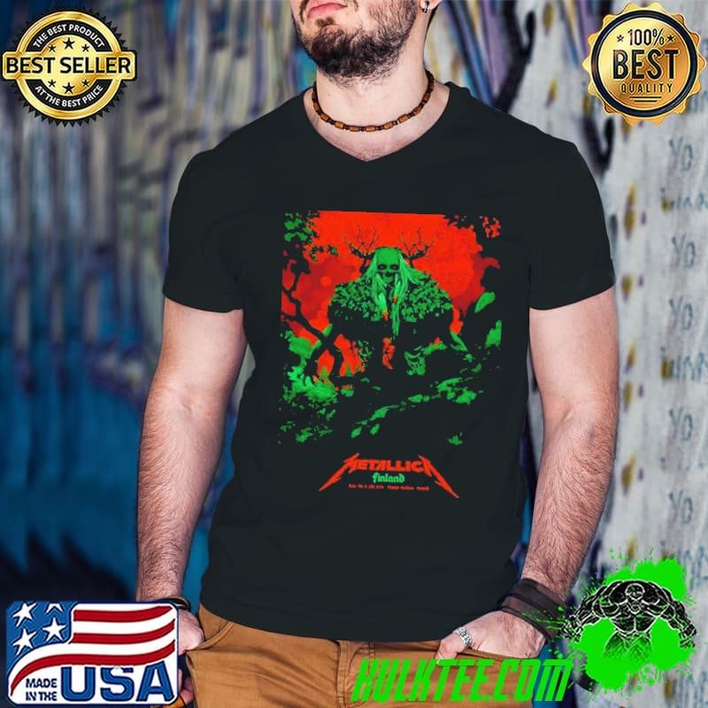 Metallica Finlandia M72 World Tour At Olympic Stadium In Helsinki On June 7th And 9th 2024 Art By Kenta Taylor shirt