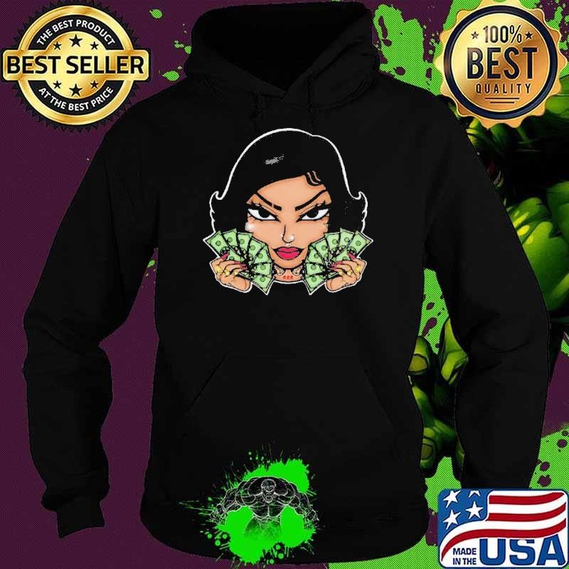 Mialani Aurora money cartoon shirt