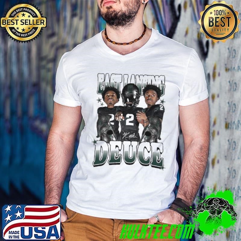 Michigan State Content East Lansing Deuce Guys V Neck