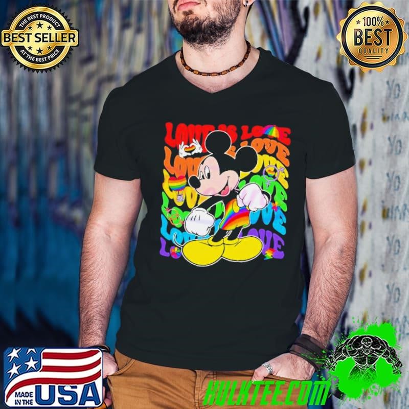 Mickey Mouse Love Is Love Lgbt Pride 2024 Shirt