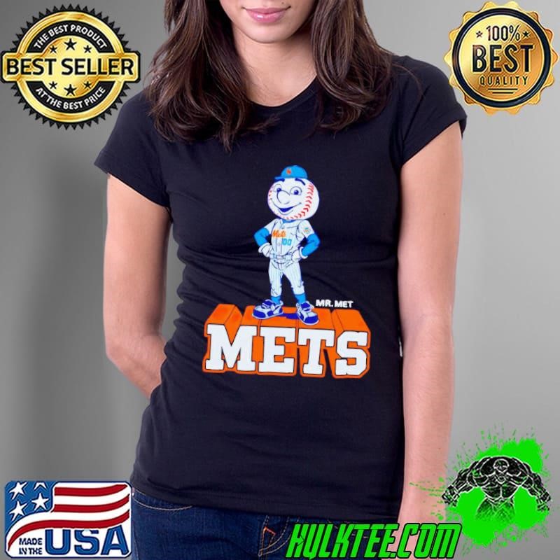 Mr Met New York Mets Baseball mascot Ladies Tee
