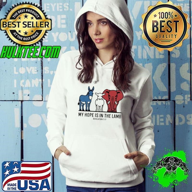 My Hope Is In The Lamb Donkey Sheep Elephant T-Shirt