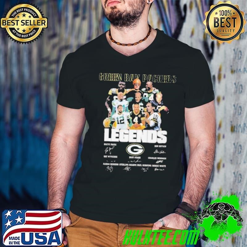 NFL Green Bay Packers American Football Team Legends Signatures shirt
