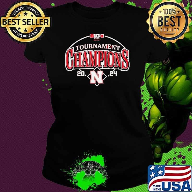 Nebraska Huskers 2024 Big Ten Baseball Conference Tournament Champions Shirt
