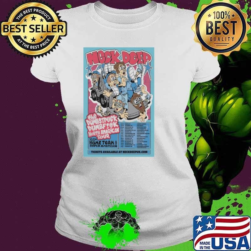 Neck Deep North American Tour 2024 Poster shirt