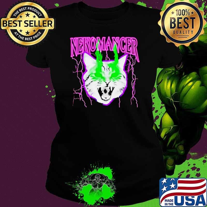 Nekomancer cat lightning shirt