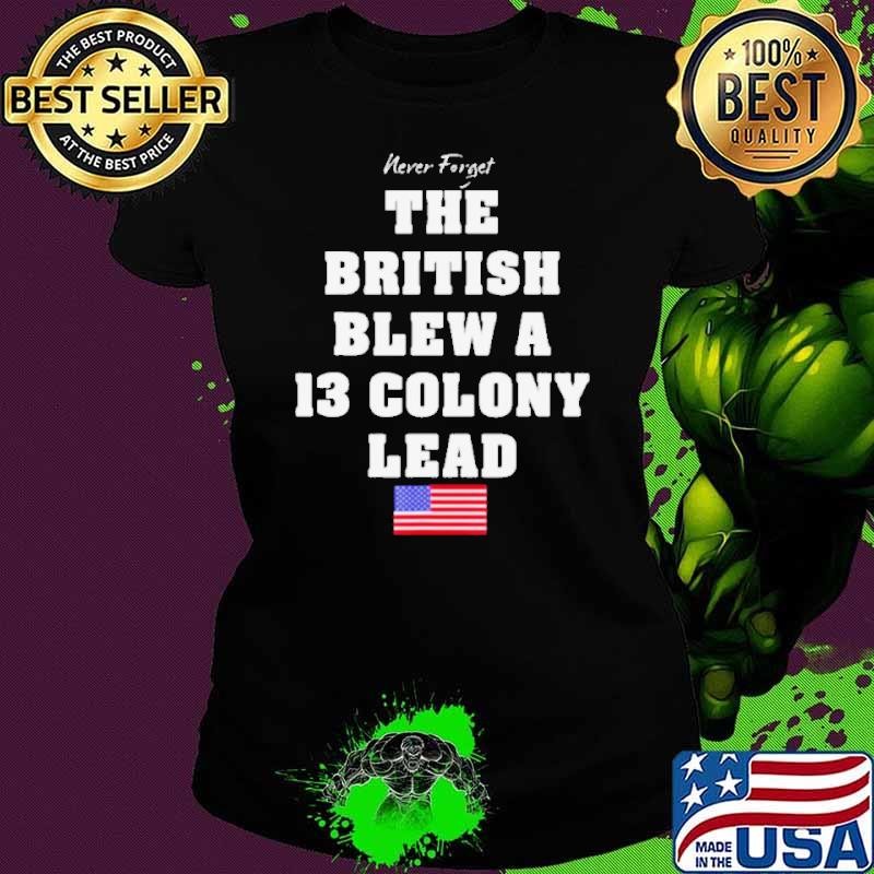 Never Forget The British Blew A Thirteen Lead Shirt
