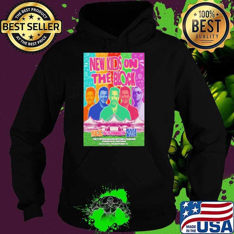 New Kids On The Block Tour In Woodlands TX On July 13 202 Poster Hoodie