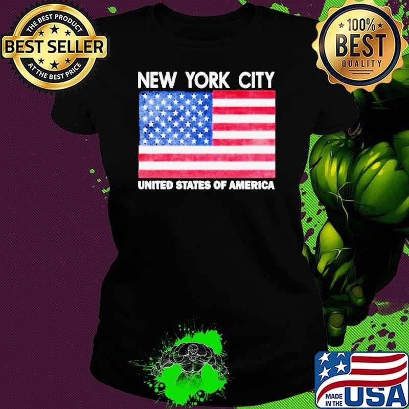 New York City United States Of America Ladies tee