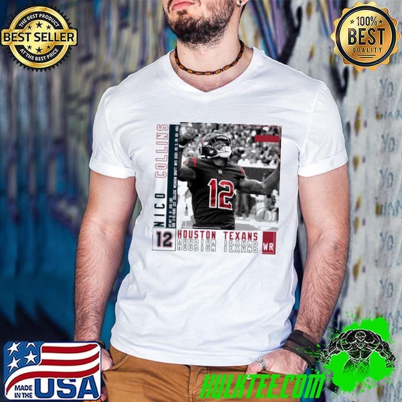 Nico Collins American football wide receiver the Houston Texans Guys V Neck