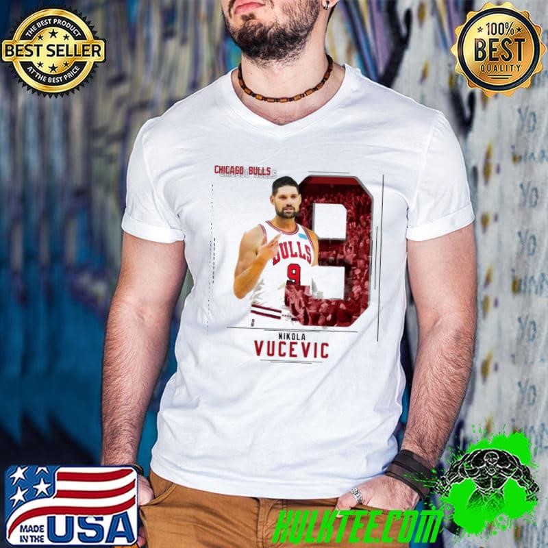 Nikola vucevic Montenegrin professional basketball player Chicago Bulls Guys V Neck