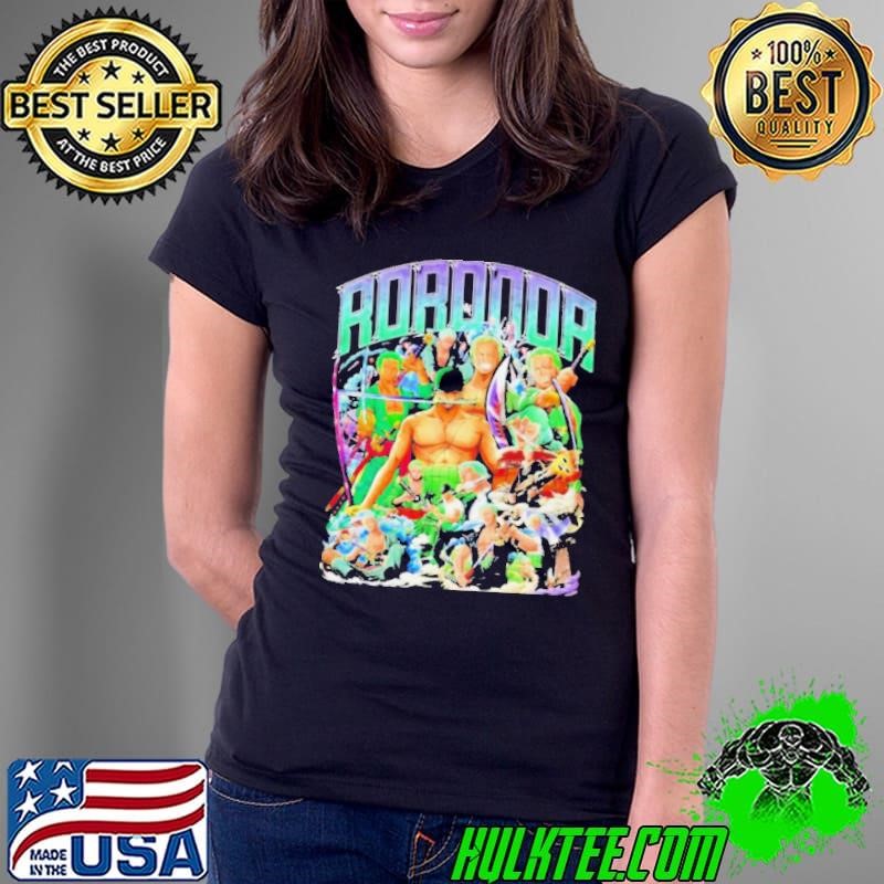One Piece Roronoa Zoro Vintage Ladies Tee