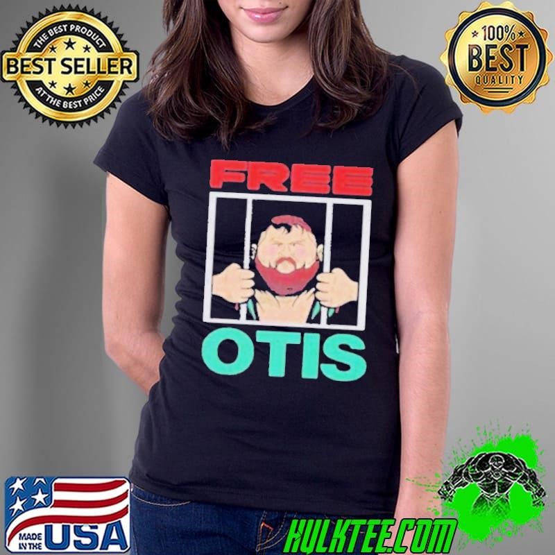 Otis Illustrated Free Otis Black Premium Ladies Tee