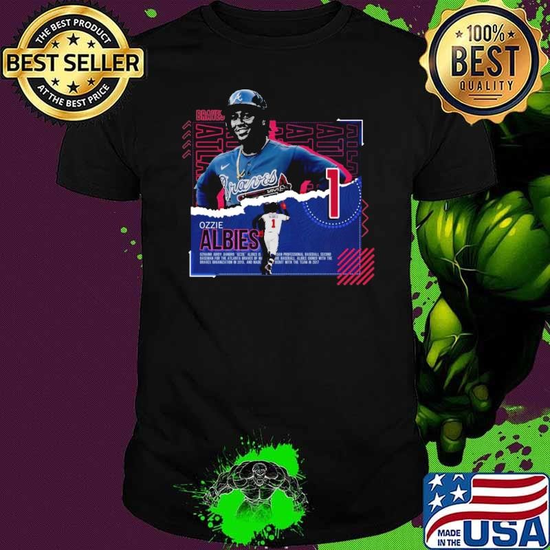 Ozzie albies Curaçaoan professional baseball second baseman Atlanta Braves T-Shirt