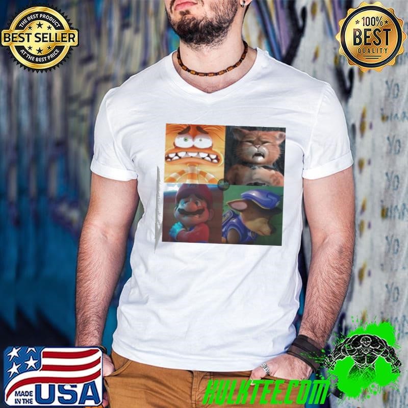 Panic Attack Anxiety Inside Out Puss In Boots Mario Paw Patrol Guys V Neck