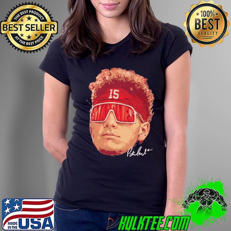 Patrick Mahomes Kansas City Sunglasses American football quarterback Ladies Tee