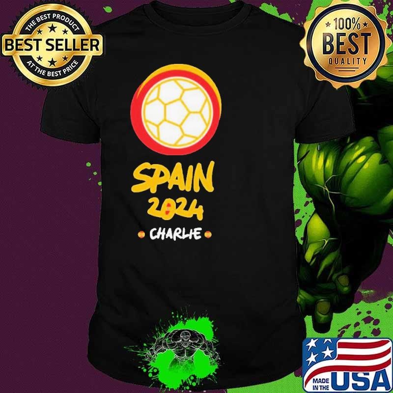 Personalised Spain football 2024 custom name Unisex