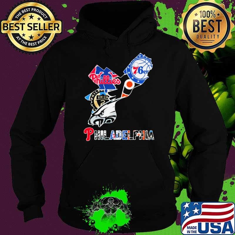 Philadelphia Sports Team Phillies 76ers Flyers Union And Eagles shirt