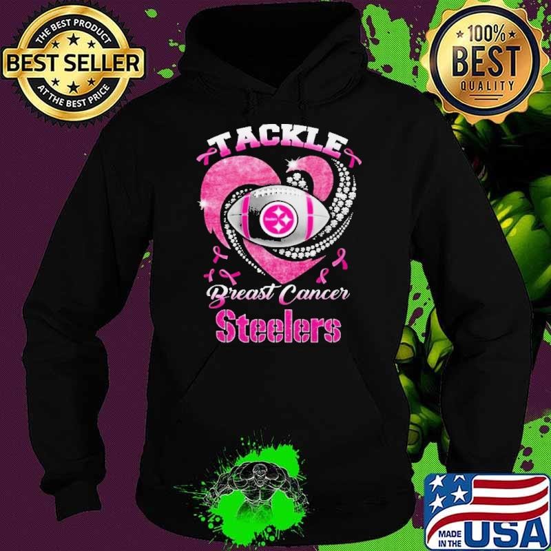 Pittsburgh Steelers Team Football Tackle Breast Cancer shirt