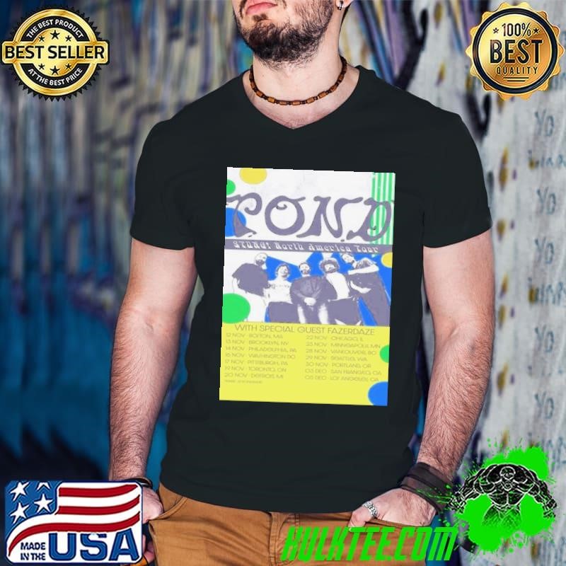 Pond Band North America Tour 2024 With Fazerdaze Poster shirt