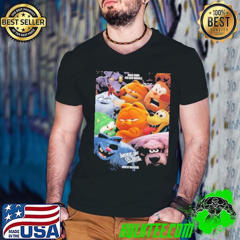 Poster For The Garfield Movie 2024 Family Movie in America shirt