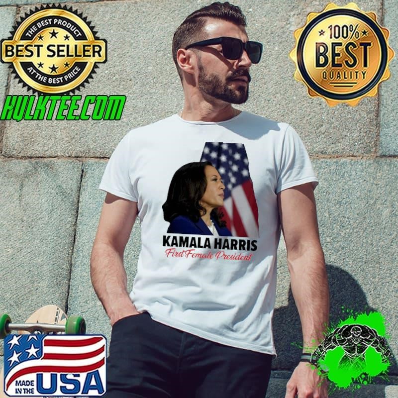 President Kamala Harris 2024 First Female President Usa Flag Vote Unisex