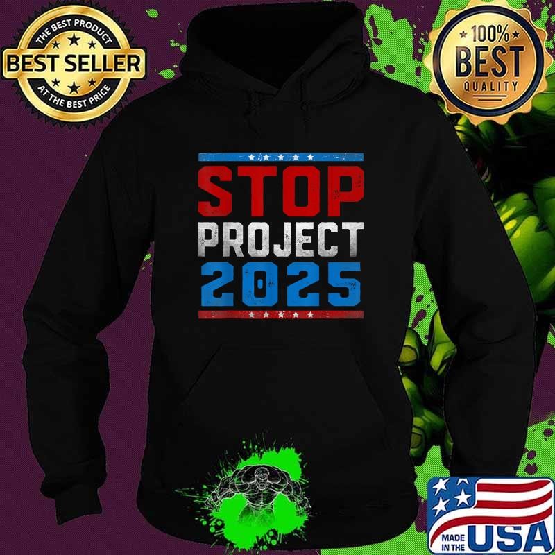 Pro-Democracy Stop Project 2025 Presidential Election 2024 Hoodie