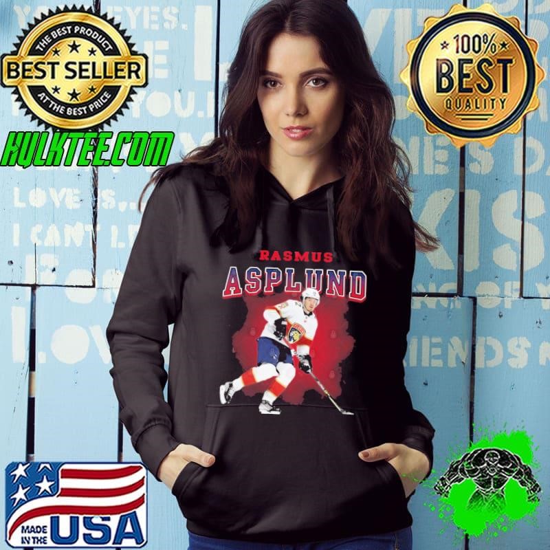 Rasmus Asplund Swedish professional ice hockey forward Charlotte Checkers T-Shirt