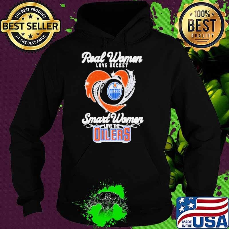 Real Women Love Hockey Smart Women Love The Edmonton Oilers Diamonds 2024 Final Hoodie