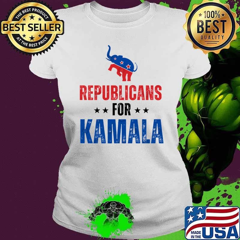 Republicans For Kamala Harris Elephant Election 2024 Ladies tee Republicans For Kamala Harris Elephant Election 2024 Ladies tee