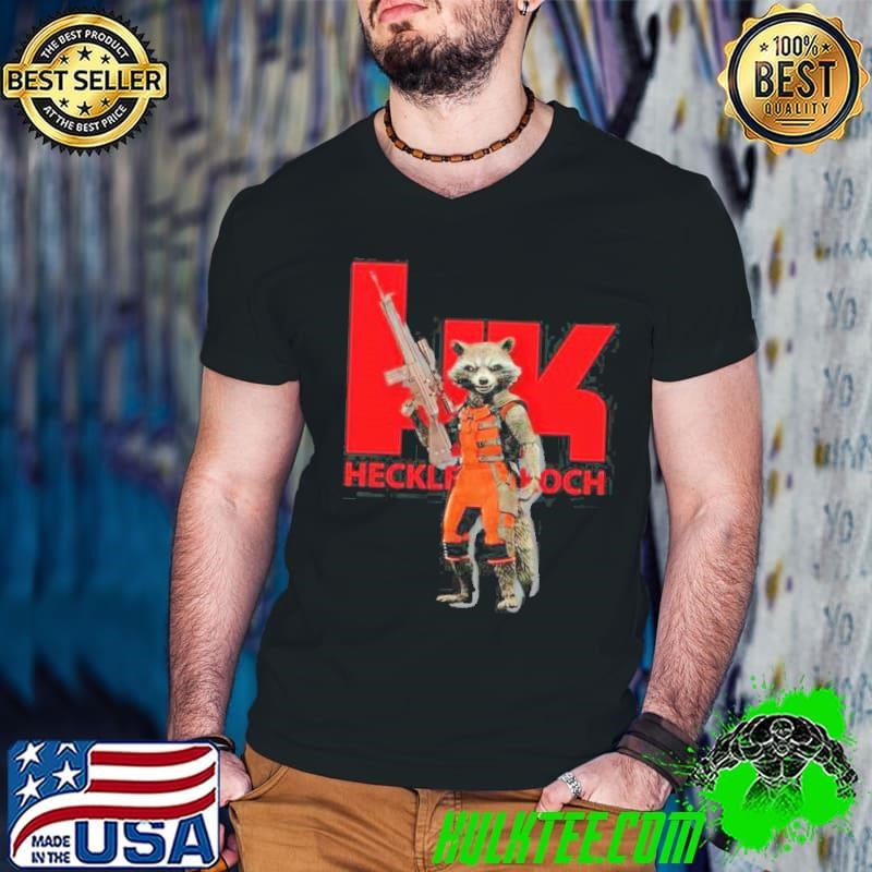 Rocket Raccoon HK Heckler and Koch Graphic Shirt