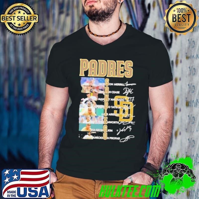 San Diego Padres Team Players 2024 Signatures Shirt