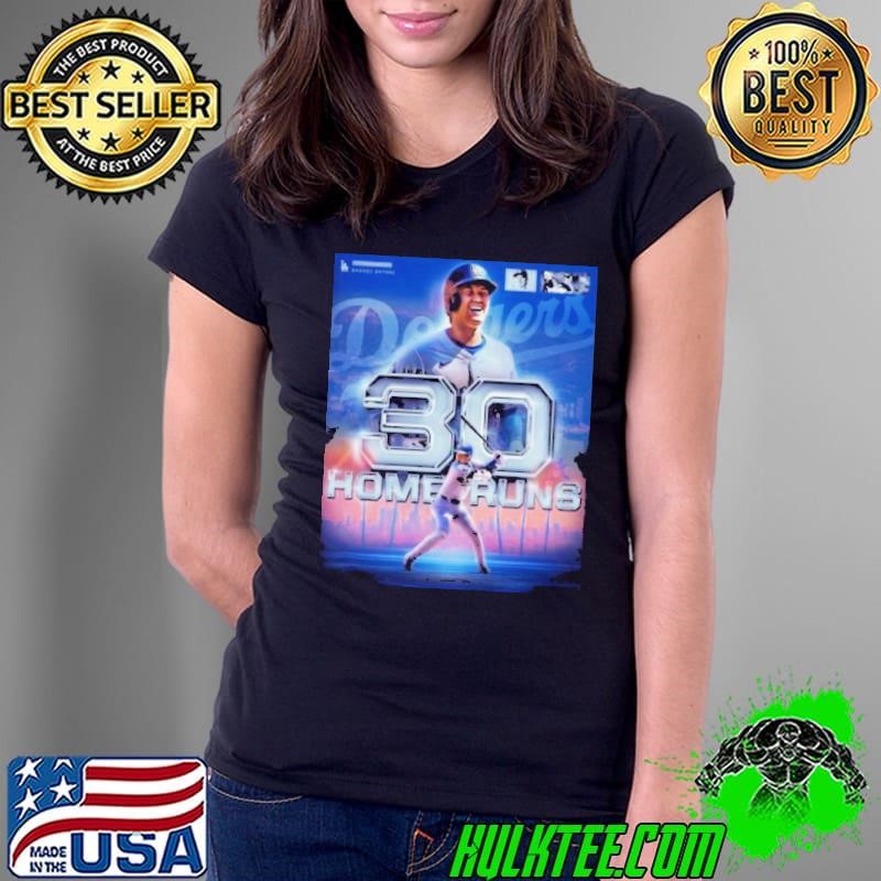 Shohei Ohtani Los Angeles Dodgers First 30 Home Runs Shirt